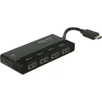DeLOCK USB 3.1 Gen 1 -hubi, USB-C-liitnt, 4 x USB Type A + 1 x USB-C