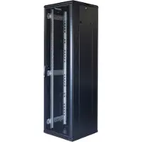Toten System G, 19 tuuman lattiakaappi, 42U, 600x600, rei'itetty etuovi, rei'itetty (takaovi/paneeli).