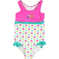 Playshoes Uimapuku 'DIE MAUS' keltainen / jade / fuksia / valkoinen