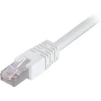 Deltaco STP-6 F/UTP Cat6 valkoinen verkkokaapeli