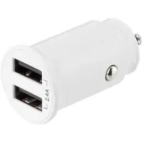 Deltaco USB-CAR125 2 laitteen USB autolaturi