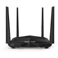 Tenda AC10, Wi-Fi 5 (802.11ac), Kaksitaajuus (2,4 GHz/5 GHz), Ethernet LAN, Musta, Pöytäreititin