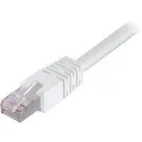 Deltaco STP-6 F/UTP Cat6 valkoinen verkkokaapeli