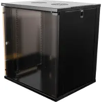 Deltaco – 19" räkkikaappi, 12U, 540x450mm, lattiamall. tai seinälle as. (19-5412B)