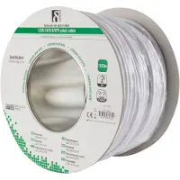 Deltaco TP-48SH U/UTP laitekaapeli LSZH Cat6 100m valkoinen