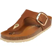 Birkenstock Varvastossut 'Gizeh' ruskea / kulta