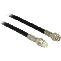 DeLOCK 12452, 15 m, RG-58, SMA, FME, Musta