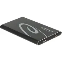 DeLOCK Enclosure for 1x2.5" SATA hard drive, max 7mm, USB 3.1 Gen2
