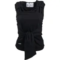 Najell Wrap esisidottu kantoliina Charcoal Black L