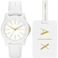Armani Exchange Analoginen kello kulta / valkoinen