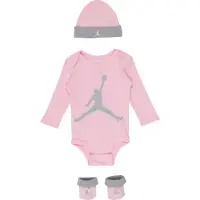 Jordan Setti 'JUMPMAN' harmaa / vaaleanpunainen
