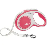 Flexi - Uusi Comfort-nauha, 5m, S, max 15kg, punainen. - Koirat - Kaulapannat