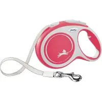 Flexi New Comfort Tape L, 8 m / max. 50 kg, Punainen