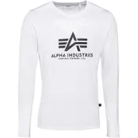 Alpha industries Basic Longsleeve Bl - White - XXL