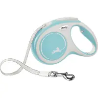 Flexi - Kelatalutin New Comfort Tape Vaaleansininen, M, 5m, max 25kg - Koirat - Kaulapannat