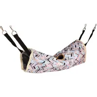 Flamingo - Ferret Tunnel Clavio 1 Hole Hanger Pattern 45 x 20 cm - Pieneläimet - Pesät ja häkkitarvikkeet - Sängyt ja riippumatot