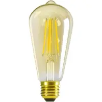 Kanlux S.A. LED-hehkulamppu E27 ST64 7W 2500K