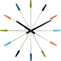 Nextime Plug Inn Seinäkello 58 cm Multi