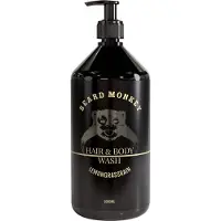 Beard Monkey Hair & Body Wash - Lemongrass, 1000ml