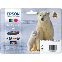 Epson 26 MultiPack Bk,C,M,Y