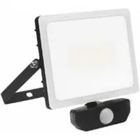Malmbergs Ignis LED valonheitin 50W 4000K IP65 musta/harmaa liiketunnistimella