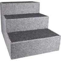 Flamingo - Dog Step Velta M Grey 63x45x40 - Koiran portaat - Koirat - Koiranpedit ja pehmusteet - Koiranportaat ja autorampit