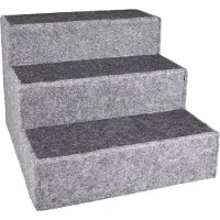 Flamingo - Dog Step Velta S Grey 45x40x30 - Koiran portaat - Koirat - Koiranpedit ja pehmusteet - Koiranportaat ja autorampit