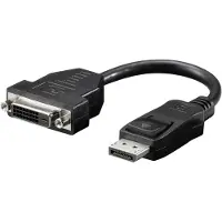 Goobay DisplayPort/DVI-D-sovitinkaapeli 1.2, niklattu