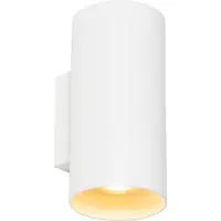 QAZQA Design-seinävalaisin valkoinen pyöreä - Sab