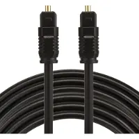 Hama ODT TOSLINK -kaapeli, 5 m, musta