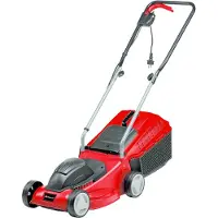 Einhell GC-EM 1032 Sähkökäyttöinen ruohonleikkuri, 1000 Wattia, 32 Senttimetriä, 30 Litraa, Musta/Punainen