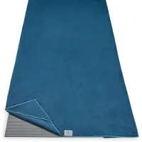 Gaiam Stay-Put Yoga Mat Towel Lake