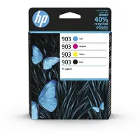 HP 903 4-pack alkuperäiset mustat, syaanit, keltaiset ja magenta mustekasetit (6ZC73AE) OfficeJet / OfficeJet Pro 6900