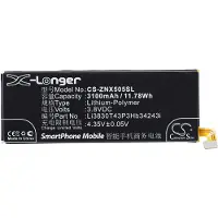 123accu ZTE Nubia Z7 Max Nubia Z7 Max Dual SIM NX505J akku 3100 mAh