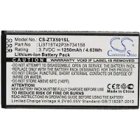 Cameron Sino ZTE Score M X500M akku 1250 mAh