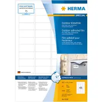 Herma 9536, Valkoinen, Suorakulmio, A4, Universaali, Polyeteeni, Matta