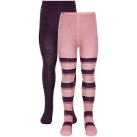 Minymo Stocking W. Lurex (2 Pack) - Multi/patterned - 68\74