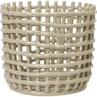 Ferm Living Ceramic kori, iso, cashmere