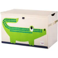 3 Sprouts Storage Basket With Lid - Multi/patterned - ONE SIZE