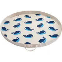 3 Sprouts Play Blanket - Blue - Ø 112 cm