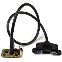 StarTech.com 2 Port Mini PCI USB 3.0 Adapter (MPEXUSB3S22B)