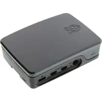 Raspberry Pi -muovikotelo, 4 B, musta