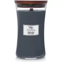 Woodwick Evening Onyx tuoksukynttilä sisältää puusydämen 609.5 g
