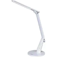 Aluminor Led pöytävalaisin Zig, himmennettävä, Valkoinen/opaali, Työhuone/toimisto, Metalli, Moderni