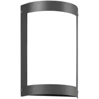 CMD Led ulkoseinävalaisin AQUA, Alumiini/harmaa/sinkki, Ruostumaton teräs, Moderni