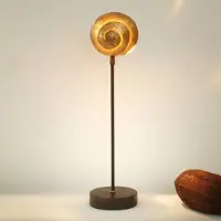 Holländer Pöytävalaisin SCHNECKE, Messinki/kulta, Olohuone/ruokailutila, Metalli, Moderni