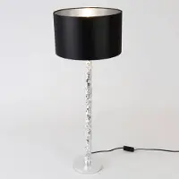 Holländer Design-pöytävalaisin Cancelliere Rotonda, Kromi/hopea, Olohuone/ruokailutila, Tekstiili/kangas/silkki, Design