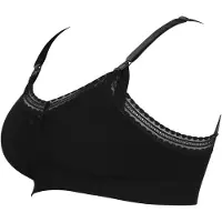 Cache Coeur Maternity And Nursing Bra Milk - Black - XXL
