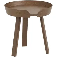 Muuto Around pöytä pieni Stained dark brown