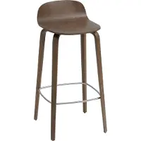 Muuto Visu baarijakkara, 75 cm, petsattu tummanruskea